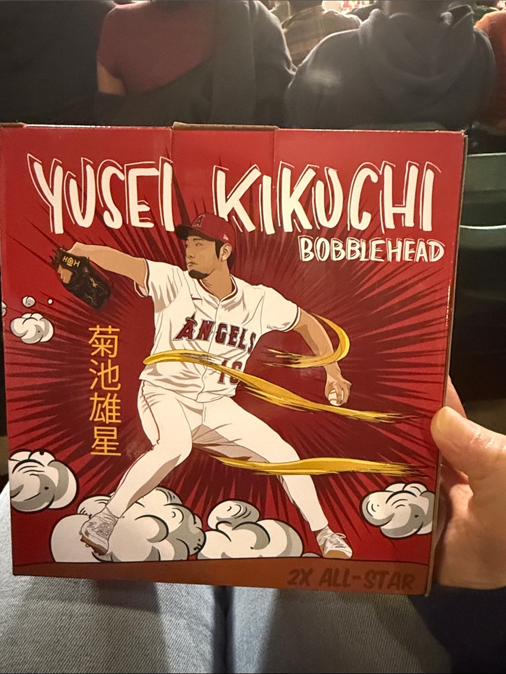Angels Yusei Kikuchi Bobblehead - Red and White